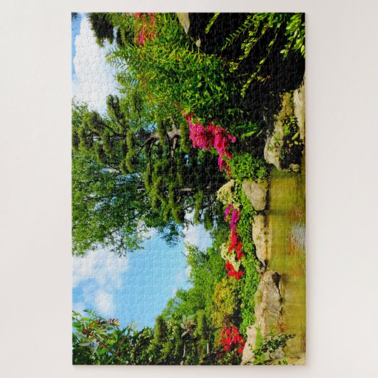 デュッセルドルフ日本のガーデン。 ジグソーパズル (縦)