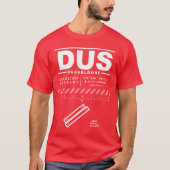 デュッセルドルフ空港DUS Tシャツ (正面)