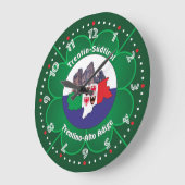 デュッチロル – アルト・アディゲ – Italien - Italia Uhr ラージ壁時計 (傾斜)