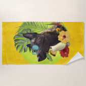 デュッチー熱帯夏の雰囲気 ビーチタオル (正面)