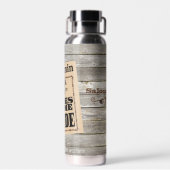 デュデウェスタン素晴らしをテーマにした名前をカスタムする ウォーターボトル (背面)