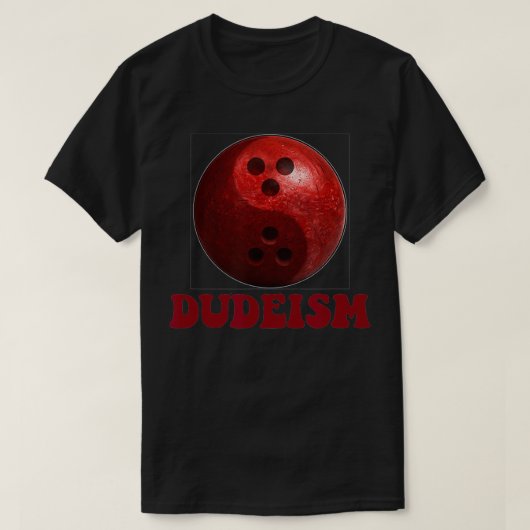 デュデズム3Dボーリングボール Tシャツ (デザイン正面)