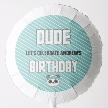 デュデティール（緑がかった色）とブラックパンダ誕生日サンキュー