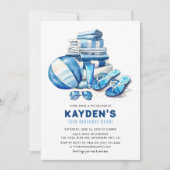 デュデプクールールパーティーボーイ誕生日バッシュ 招待状 (正面)