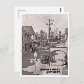 デュバル通り鍵ウェストヴィンテージ1930s ポストカード (正面/裏面)