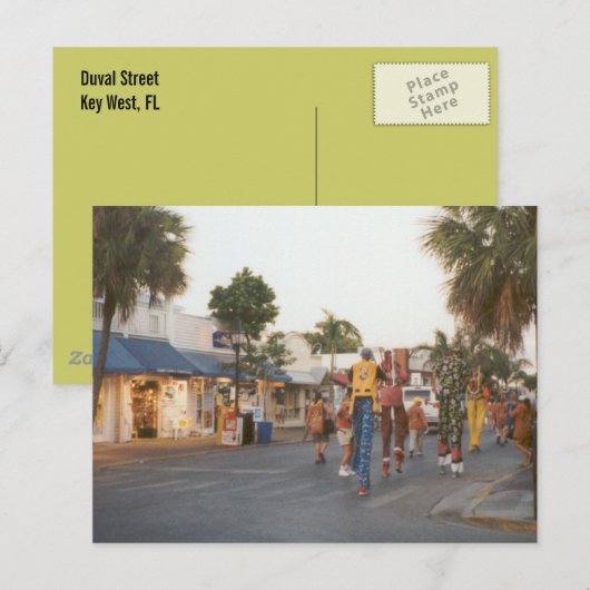 デュバル通り ポストカード (正面/裏面)