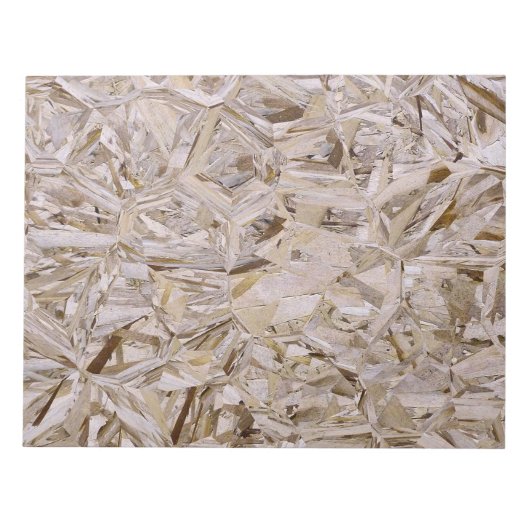 デュパーすごいOSBカッコいい建築合板プリント ノートパッド (正面)