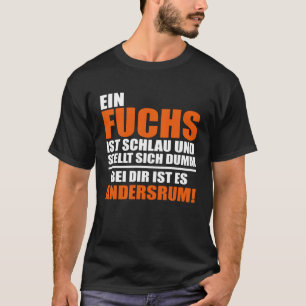 デュビストケインフックスことわざ声明クールおもしろい Tシャツ