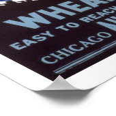 デュページカウンティセンテニアルミュージックフェスティバルWPA ポスター (角)