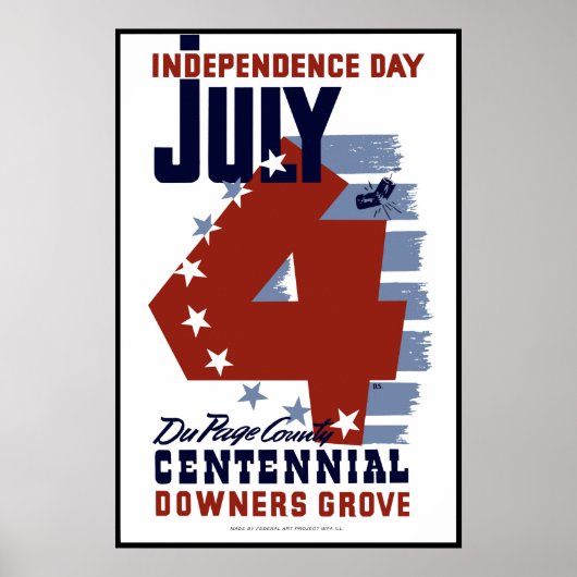 デュページカウンティセンテニアル ポスター (正面)