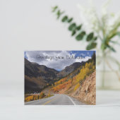 デュランゴとシルバートンの間のサンファンスカイウェイ ポストカード (スタンド正面)