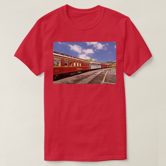 デュランゴとシルバートンレールロード乗用車 Tシャツ (デザイン正面)