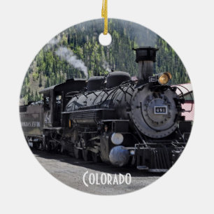 デュランゴアンドシルバートン鉄道オーナメント セラミックオーナメント