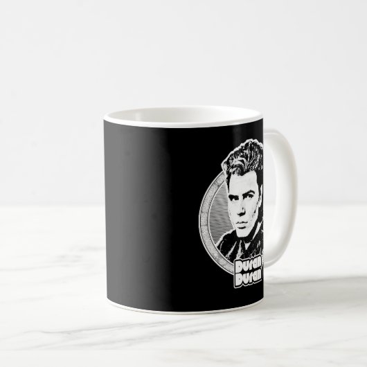 デュラン・デュランポップ・アートの・ロックバンドGarpの日のギフトおもしろい コーヒーマグカップ (正面右)