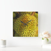 デュリアンフルーツ スクエア壁時計 (ホーム)