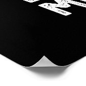 デュリアンミーベビーおもしろいデュリアンフルーツプンダークBG ポスター (角)