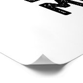 デュリアンミーベビーおもしろいデュリアンフルーツプン ポスター (角)