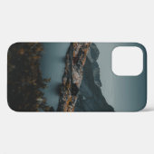 デュリン水の体近くの茶と白の山 Case-Mate iPhoneケース (裏面 (横))