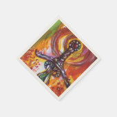 デュレンダル、ロマンチックな剣と天使 スタンダードカクテルナプキン (角)