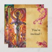 デュレンダル、ロマンチックな剣と天使 招待状 (正面/裏面)