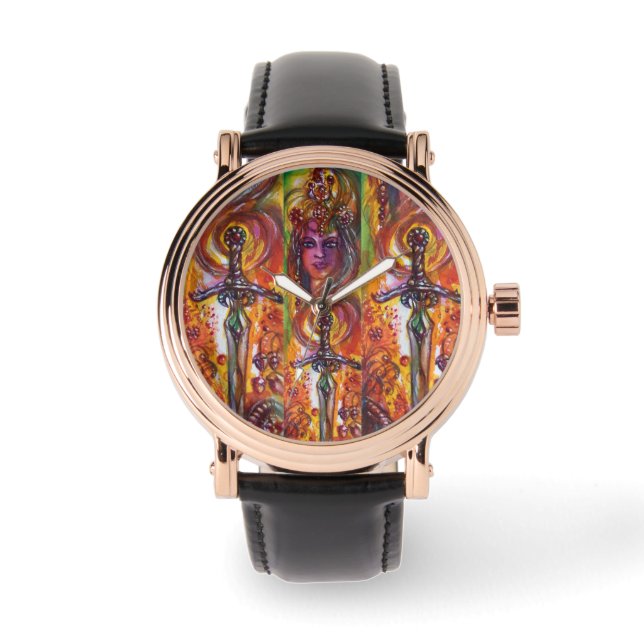 デュレンダル、ロマンチックな剣と天使 腕時計 (正面)