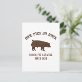 デュロックの豚は岩ができる – 1923年から ポストカード (スタンド正面)