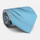 デューきらめくダンデオンスカイブルー背景 ネクタイ (ロール)