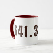 デューイの十進法のコーヒー・マグ マグカップ (正面左)