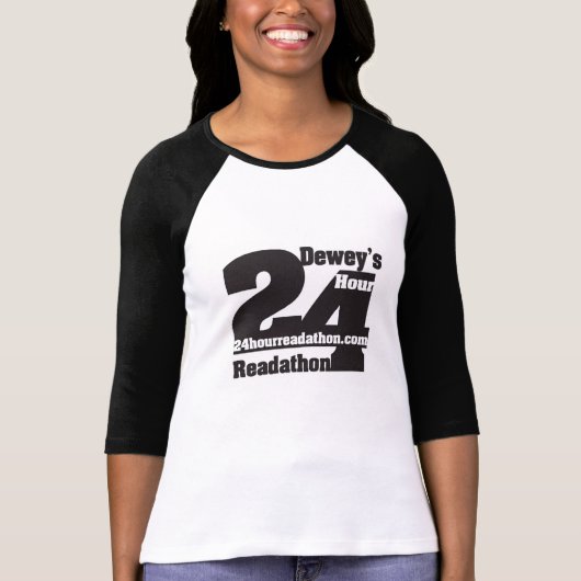 デューイの24枚の時間のReadathonのワイシャツ Tシャツ (正面)