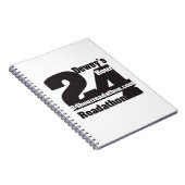 デューイのReadathonのノート ノートブック (右側)