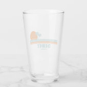 デューイビーチデラウェアサンパームツリーズ タンブラーグラス (裏面)