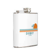 デューイビーチデラウェアサンパームツリーズ フラスク (右)