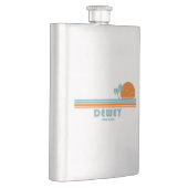 デューイビーチデラウェアサンパームツリーズ フラスク (右)