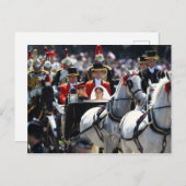 デュークとサセックスの公爵馬車に乗る ポストカード (正面/裏面)