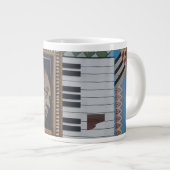 デュークエリントンウォールムラル、象徴的なDCランドマーク ジャンボコーヒーマグカップ (正面右)