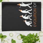 デュークオブウェリントンのグラスゴーの交通円錐帽子 キッチンタオル (折り畳み)