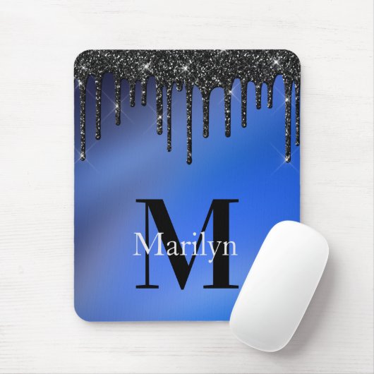 デュークブルー及びグリッター マウスパッド (マウス)