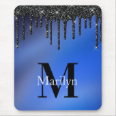 デュークブルー及びグリッター マウスパッド (正面)