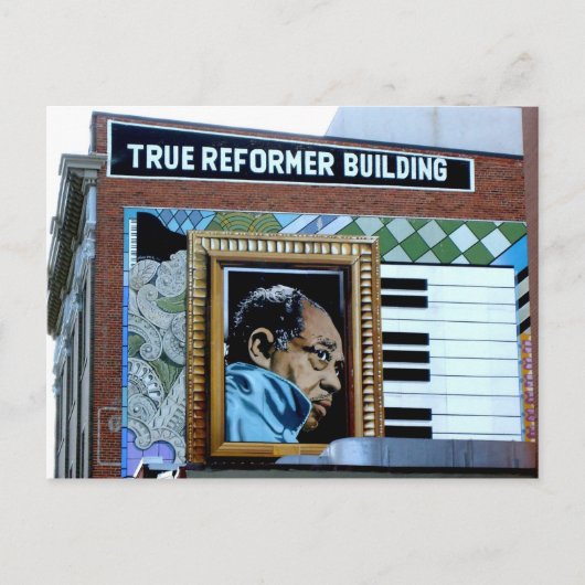 デューク・エリントンの郵便はがき ポストカード (正面)