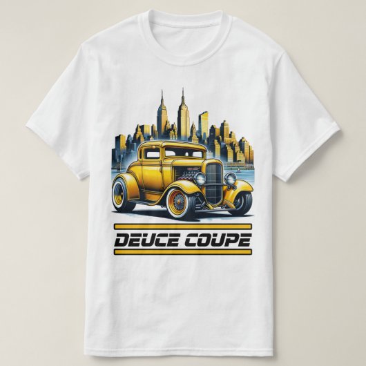 デュース クーペ 街並み Tシャツ (デザイン正面)