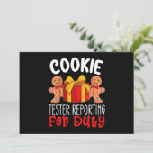 デューティクリスマスのクッキー試験計おもしろいレポート 招待状 (スタンド正面)
