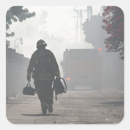 デューティコールスクエアステッカー スクエアシール (正面)