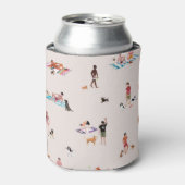 デュードと犬のビーチ ニュートラル サンド 缶クーラー (缶正面)