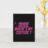 デュード、俺のコスチュームはどこ？的なやつね カード (黄色い花)