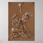 デューラー – 3人の魔女と新年の挨拶 ポスター (正面)