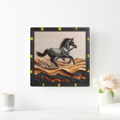 デューンスプリントパーソナライズされた:チャレッド・アラビア スクエア壁時計 (ホーム)