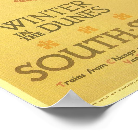 デューンズの冬 ポスター (角)