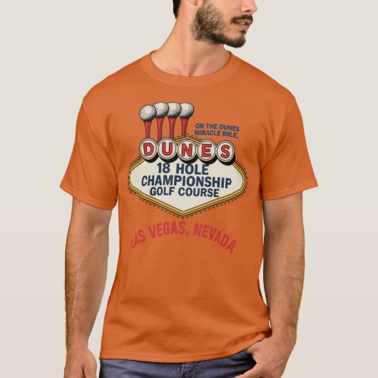 デューンズ ゴルフコース Tシャツ (正面)