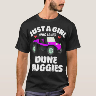 デューン・バギー愛好家の女性 デューン・バギーが大好き Tシャツ