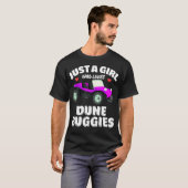 デューン・バギー愛好家の女性 デューン・バギーが大好き Tシャツ (正面フル)